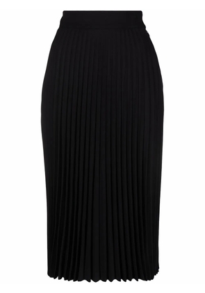 Off-White high-waisted pleated skirt - Black