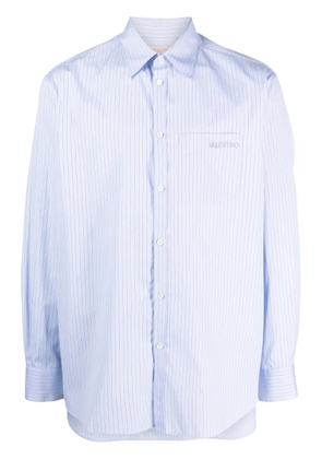 Valentino Garavani embroidered-logo cotton shirt - White
