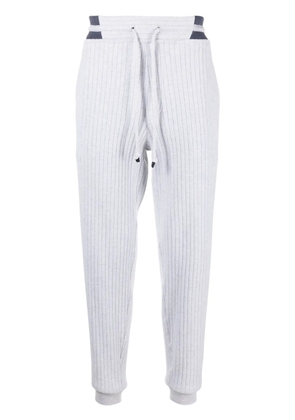 Brunello Cucinelli corduroy cotton track pants - Grey
