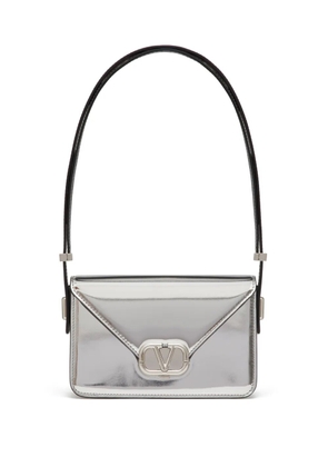 Valentino Garavani small Letter mirrored shoulder bag - Silver