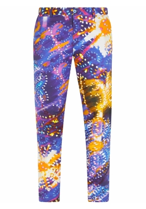 Dolce & Gabbana luminaire-print tailored trousers - Blue