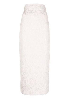 Philosophy Di Lorenzo Serafini jacquard pencil skirt - Pink