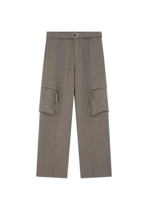 The Frankie Shop Kelly belted cargo trousers - Grey