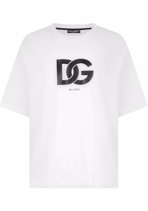 Dolce & Gabbana DG-logo cotton T-shirt - White