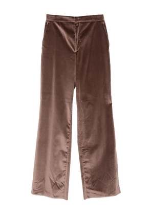 Tagliatore velvet trousers - Brown