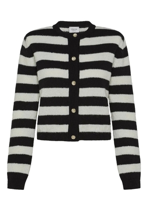 Cruna striped buttoned sweater - Black