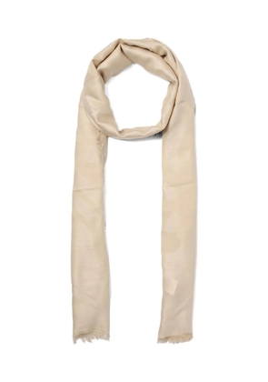 Max Mara Selvi fringed scarf - Neutrals
