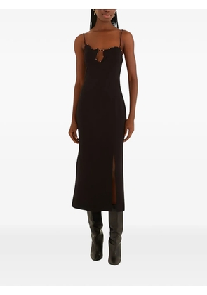 FARM Rio beaded-embellishment midi dress - Black