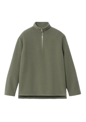 Rier zip fleece top - Green