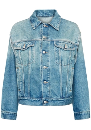 MM6 Maison Margiela single-stitch denim jacket - Blue