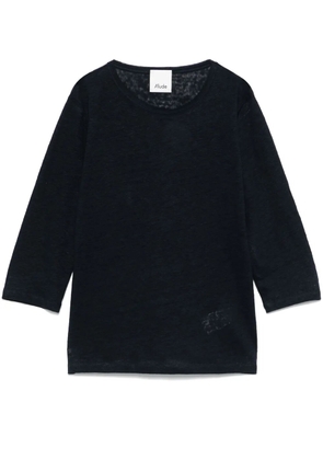 Allude linen T-shirt - Blue