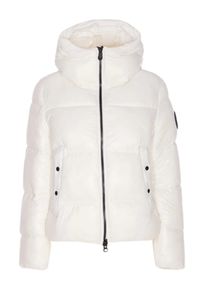 Save The Duck hooded puffer jacket - White