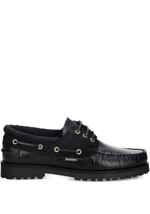 Barbour Re-Engineered Deck boat shoes - Black