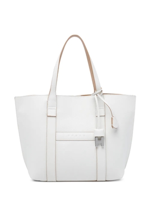 Hogan Script top-handles tote bag - White