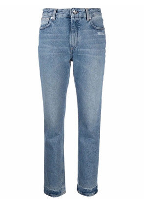 Off-White faded-effect skinny jeans - Blue