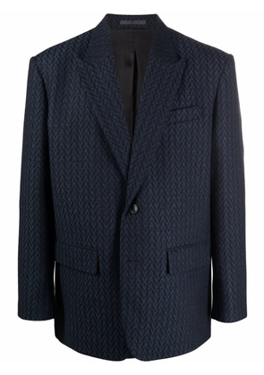 Valentino Garavani pinstriped suit jacket - Blue