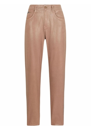 Dolce & Gabbana frosted boyfriend jeans - Neutrals