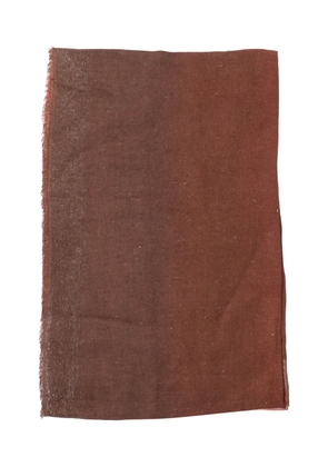 Faliero Sarti Diamante fringed scarf - Brown