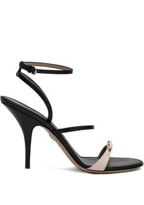 Ferragamo 95mm Ariel bow-detail sandals - Black