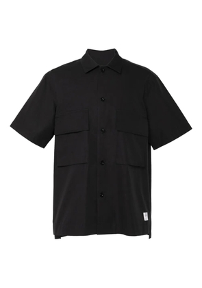 sacai pocket short-sleeve shirt - Black