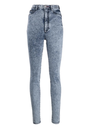 Philipp Plein high-rise skinny jeans - Blue