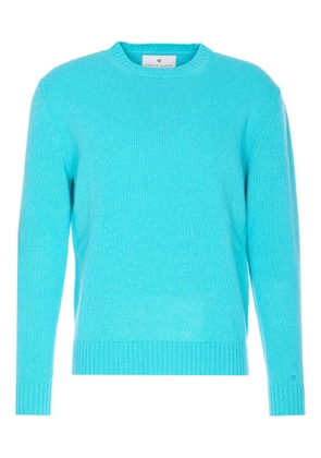 SEVEN GAUGE crew-neck long-sleeves sweater - Blue