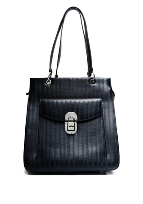 Ferragamo Pre-Owned 2000-2015s flap shoulder bag - Black