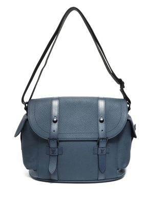 Louis Vuitton Pre-Owned 2021-2025 Buckle Christopher messenger shoulder bag - Blue