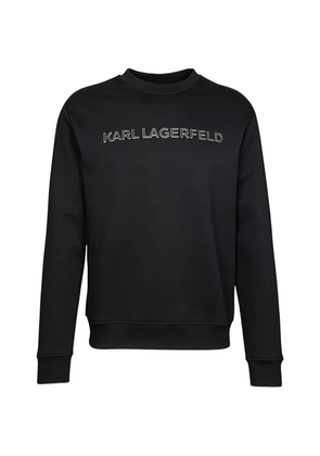Karl Lagerfeld logo-embellishment sweatshirt - Black