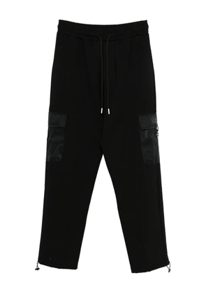 YES LONDON drawstring-waist cargo trousers - Black