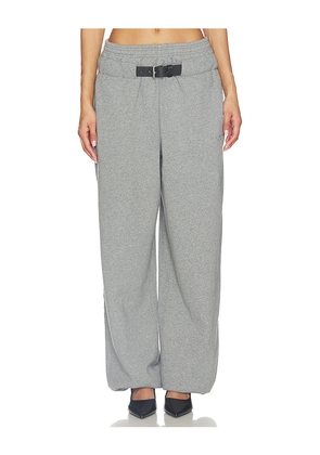 Alexander Wang Belted Sweatpant in Grey. Size M. Also in S, XS.