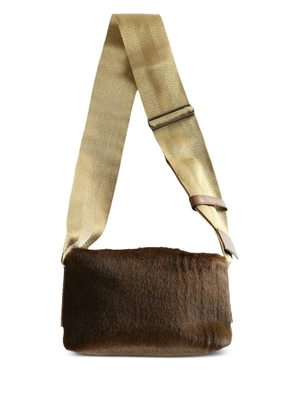 Uma Wang small leather shoulder bag - Brown