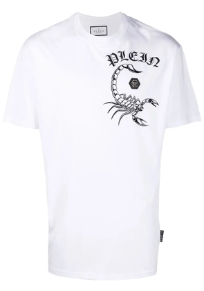 Philipp Plein chest logo-print detail T-shirt - White