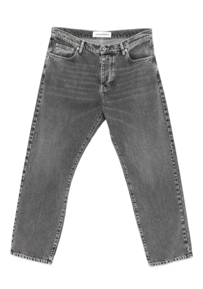 AMARÁNTO logo-patch jeans - Grey