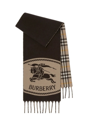 Burberry reversible cashmere scarf - Brown