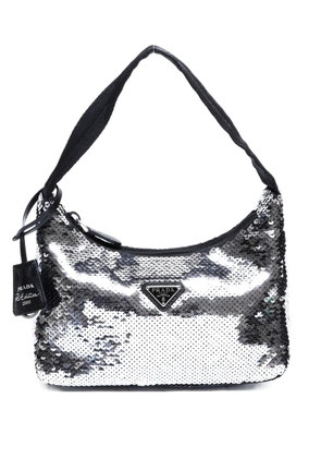 Prada Pre-Owned 2020s Re-Edition 2000 shoulder bag - Metallic