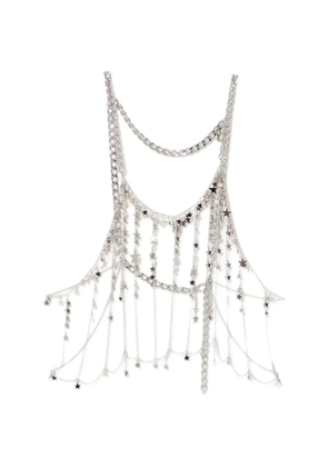 Noir Kei Ninomiya embellished harness - Silver