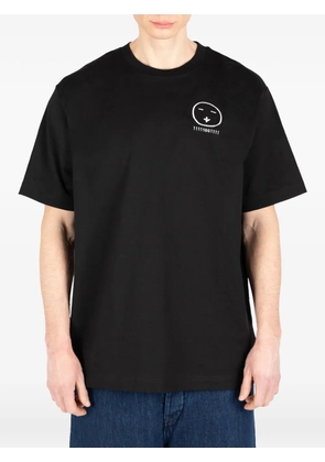 Société Anonyme Skater face-embroidered T-shirt - Black