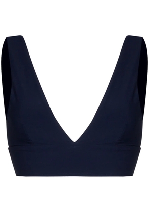 BONDI BORN Valeria bikini top - Blue