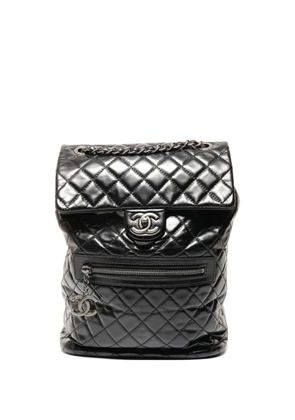 CHANEL Pre-Owned 2016-2017 matelasse backpack - Black