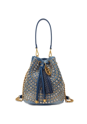 La Carrie embellished bucket bag - Blue
