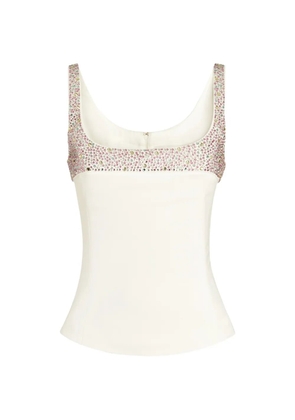 Genny embellished top - Neutrals