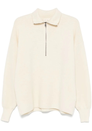 Ma'ry'ya zip sweater - White
