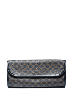 Celine Pre-Owned 1990s Macadam pattern pouch - Black