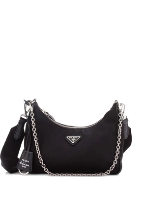 Prada Pre-Owned Re-Edition 2005 Shoulder Bag Tessuto Small crossbody bag - Black