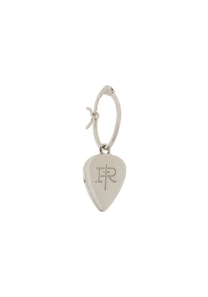 True Rocks plectrum hoop earrings - Silver