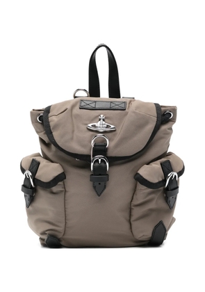 Vivienne Westwood small Highland Orb-detail backpack - Neutrals