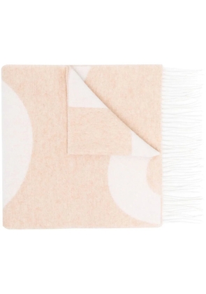 A.P.C. fringed knit scarf - Neutrals