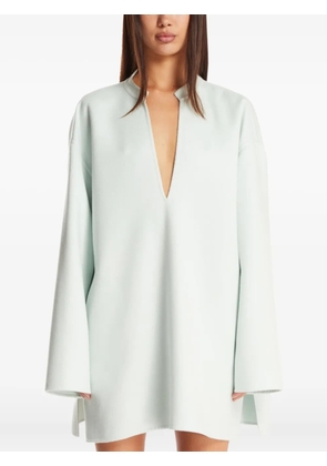 Jil Sander V-neck wide-sleeve top - Neutrals