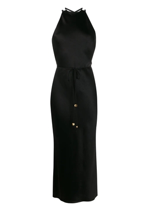 Nanushka Narita laced back slip dress - Black